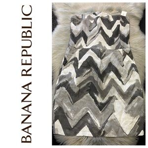 NWT Banana Republic Italian Linen Strapless Dress w/ Pockets Size 10 Retail $130